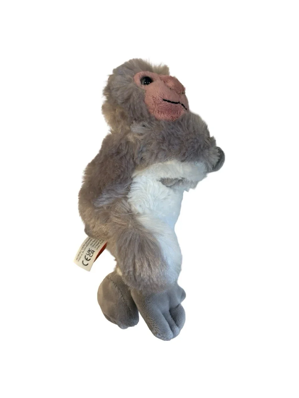 Wild Republic Monkey Plush Slap Bracelet Gray 7